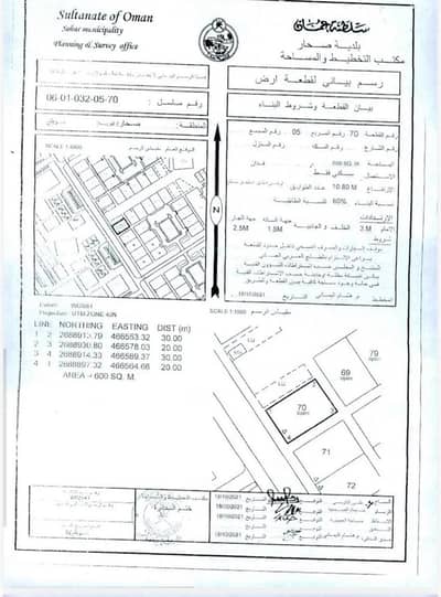 Residential Land for Sale in Sohar, Al Batinah - Residential Land For Sale in Sohar, Al Batinah