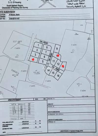 Residential Land for Sale in Barka, Al Batinah - Residential Land For Sale in Barka, Al Batinah