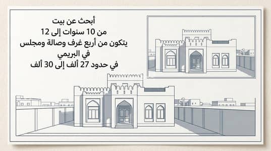 فیلا 4 غرف نوم للبيع في البريمي، البريمي - فيلا مكونة من 4 غرف نوم للبيع في البريمي