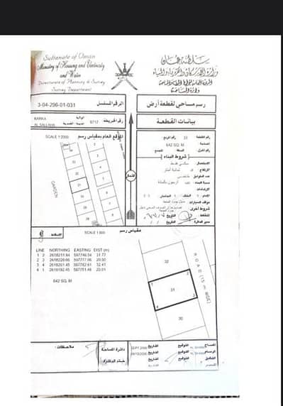 ارض سكنية  للبيع في بركاء، الباطنة - أرض سكنية للبيع في بركاء، الباطنة