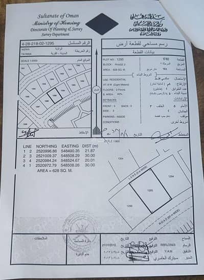 ارض سكنية  للبيع في نزوى، الداخلية - أرض سكنية للبيع في نزوى، الظاهرية