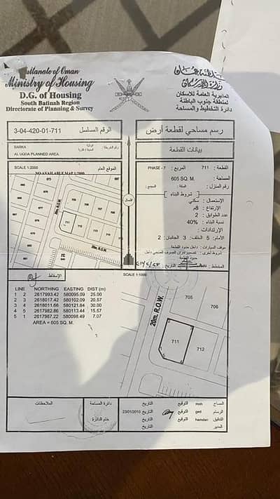 Residential Land for Sale in Barka, Al Batinah - Land Residential For Sale Barka Al Batinah