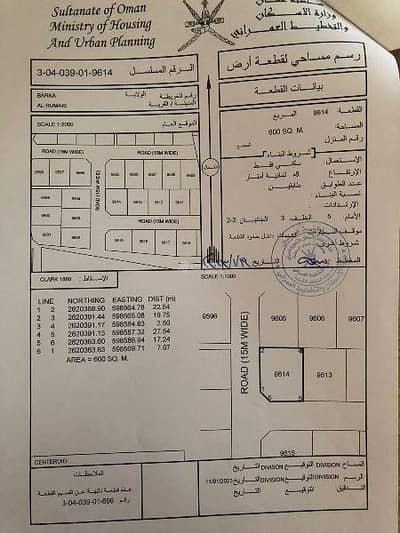 ارض سكنية  للبيع في بركاء، الباطنة - أرض سكنية للبيع في بركاء، الباطنة