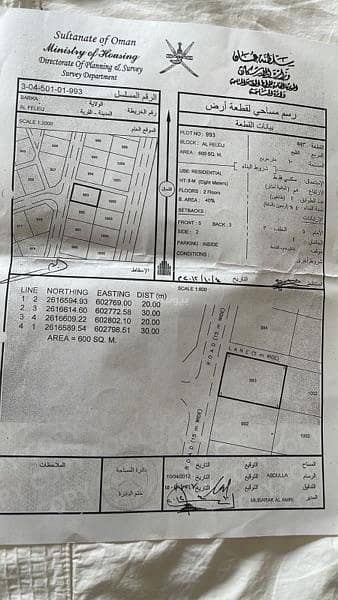 Residential Land for Sale in Barka, Al Batinah - Residential Land For Sale in Barka, Al Batinah
