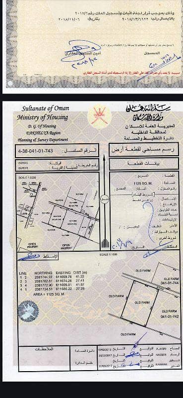 ارض سكنية  للبيع في سمائل، الداخلية - أرض سكنية للبيع في سمائل، الداخلية