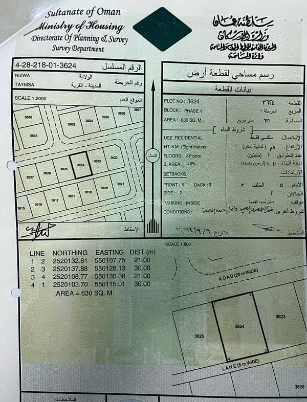 Residential Land For Sale in Nizwa, Al Dakhiliya