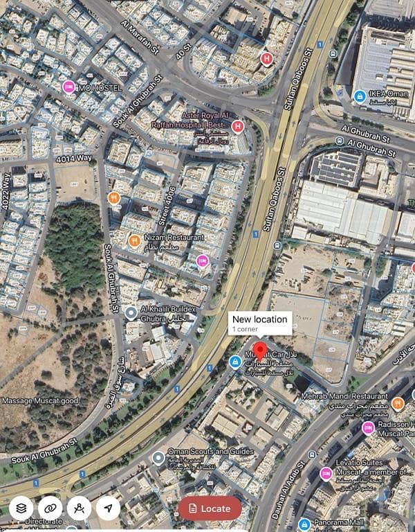 Residential Land For Sale in Al Ghubrah, Muscat