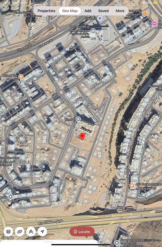 أرض سكنية للبيع في البوشري، مسقط