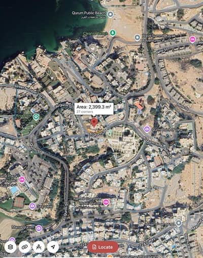 Residential Land for Sale in Qurum, Muscat - Residential Land For Sale in Qurum, Muscat