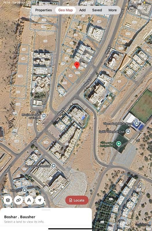 أرض سكنية للبيع في البوشرة، مسقط