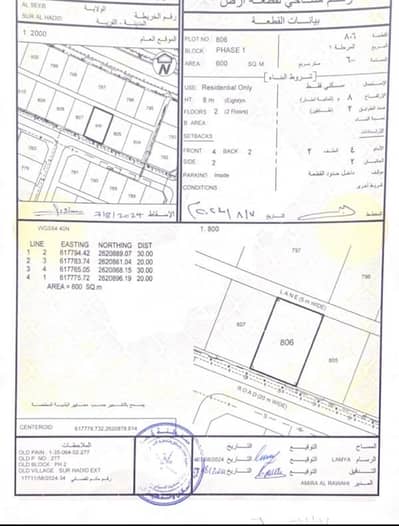 Residential Land for Sale in Al Seeb, Muscat - Residential Land For Sale in Al Seeb, Muscat