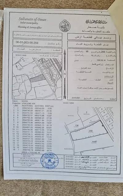 Residential Land for Sale in Sohar, Al Batinah - Residential Land For Sale in Sohar, Al Batinah