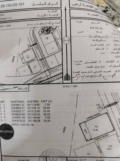 ارض سكنية  للبيع في نزوى، الداخلية - أرض سكنية للبيع في نizwa، الداخلية