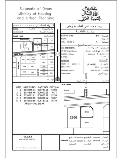 ارض سكنية  للبيع في بركاء، الباطنة - أرض سكنية للبيع في بركة، الباطنة