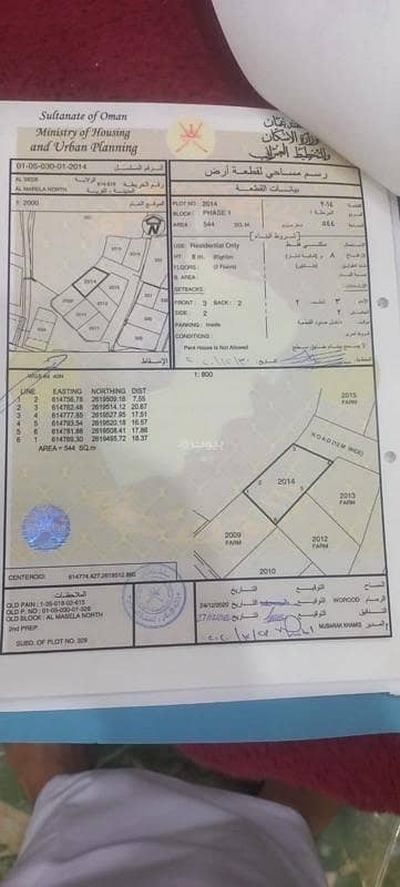 Residential Land for Sale in Al Maabilah, Muscat - Residential Land for Sale in Al Maabilah, Muscat