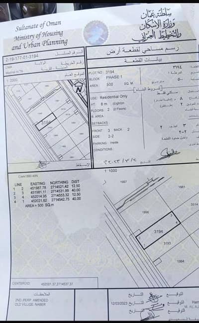 Residential Land for Sale in Liwa, Al Batinah - Residential Land For Sale in Liwa, Al Batinah