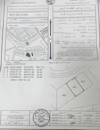 Residential Land for Sale in Sohar, Al Batinah - Residential Land For Sale in Sohar, Al Batinah