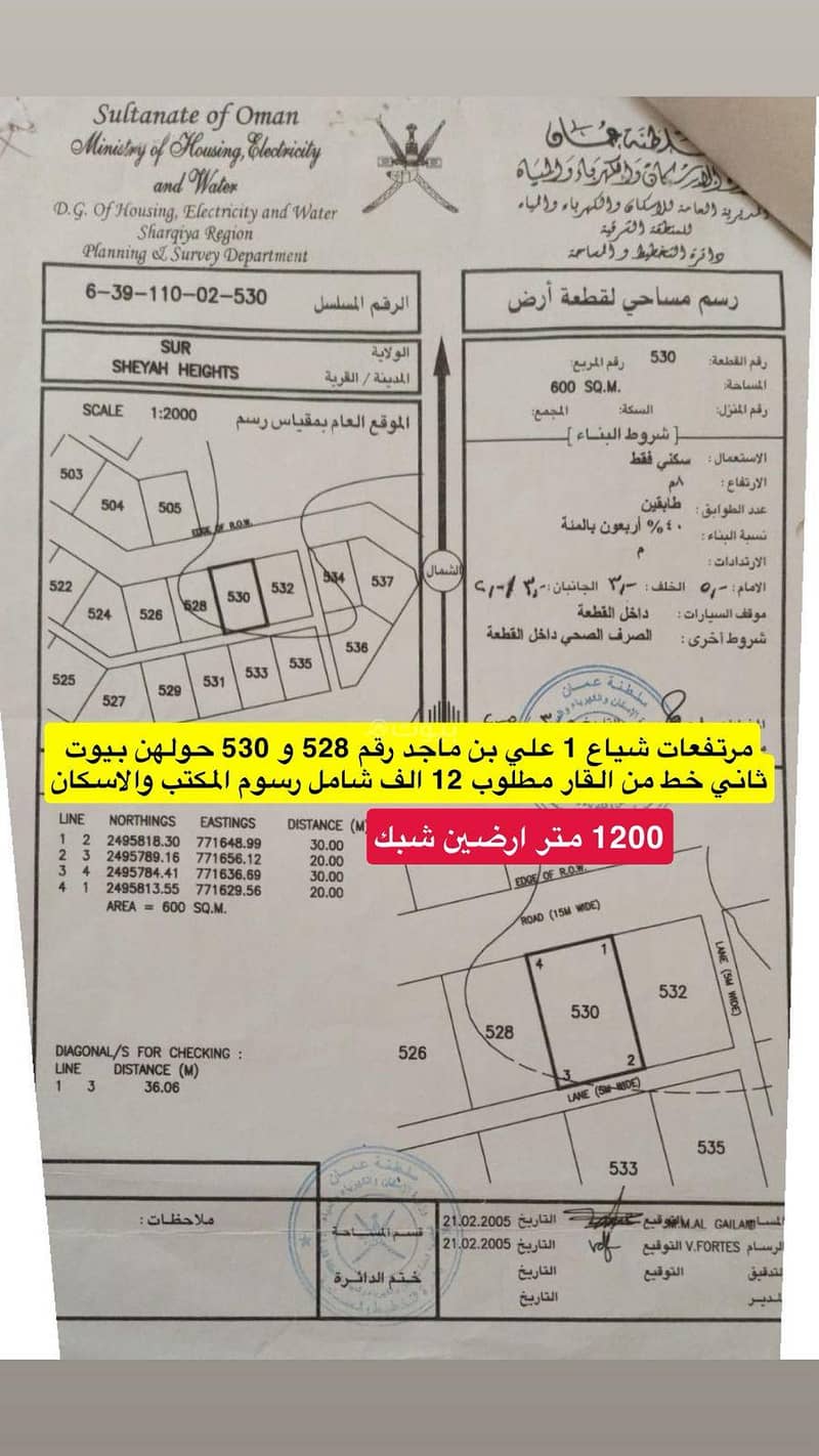 Residential Land For Sale in Sur, Al Sharqiya