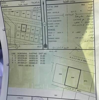 ارض سكنية  للبيع في بركاء، الباطنة - أرض سكنية للبيع في بركاء، الباطنة