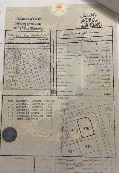 ارض سكنية  للبيع في القابل، الشرقية - أرض سكنية للبيع في القابل، الشرقية