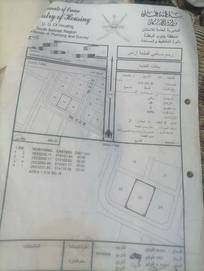 Residential Land for Sale in Barka, Al Batinah - Residential Land For Sale in Barka, Al Batinah