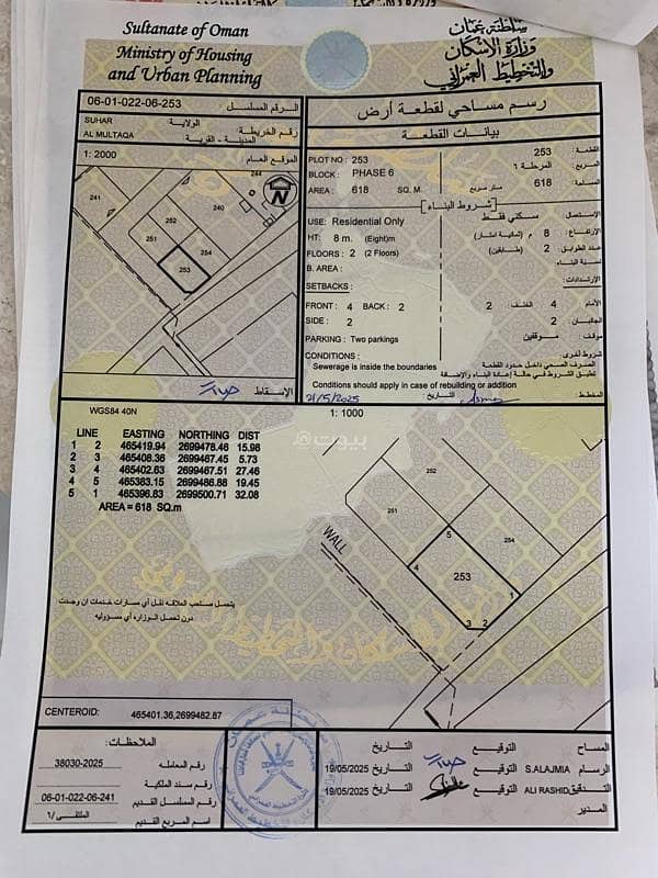 Residential Land For Sale in Sohar, Al Batinah