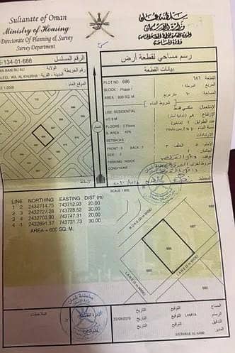 ارض سكنية  للبيع في جعلان بني بو علي، الشرقية - أرض سكنية للبيع في جاعلان بني بوعلي، الشرقية