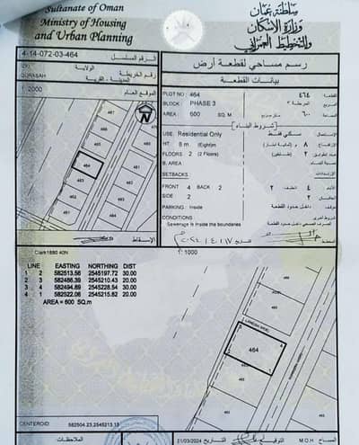 ارض سكنية  للبيع في ازكي، الداخلية - أرض سكنية للبيع في إزكي، الداخلية