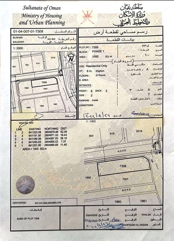 Residential Land For Sale in Bosher, Muscat