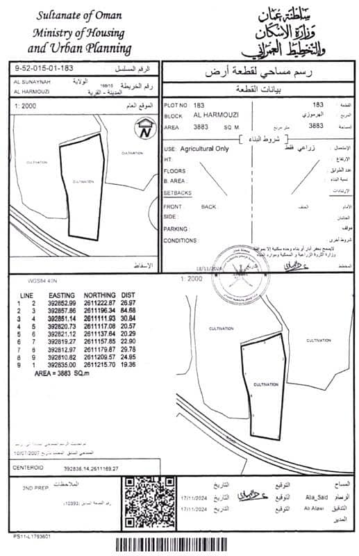 أرض سكنية للبيع في البريمي أرض سكنية للبيع في البريمي