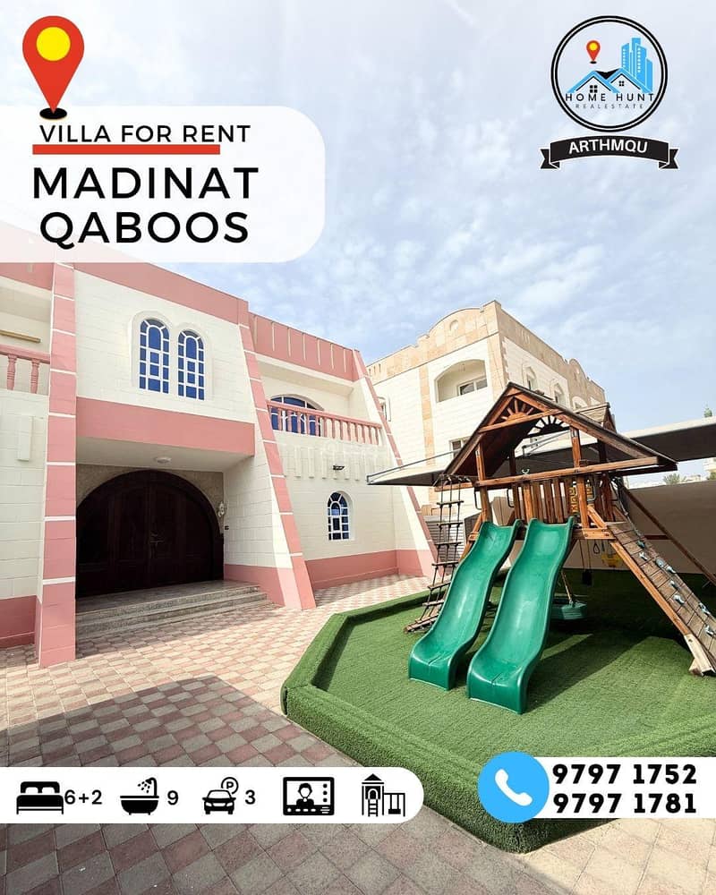 8 Bedrooms Villa For Rent Madinat As Sultan Qaboos, Muscat