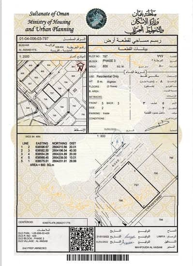 Residential Land for Sale in Ansab, Muscat - Residential Land for Sale in Ansab, Muscat