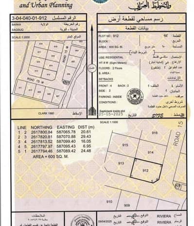 ارض سكنية  للبيع في بركاء، الباطنة - أرض سكنية للبيع في باركا، الباطنة