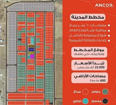 Residential Land for Sale in Barka, Al Batinah - Residential Land For Sale in Barka, Al Batinah