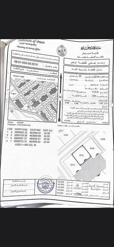 ارض سكنية  للبيع في صحار، الباطنة - أرض سكنية للبيع في صحار، الباطنة