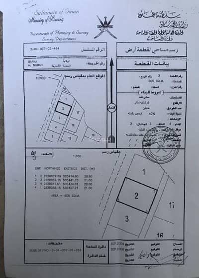 ارض سكنية  للبيع في بركاء، الباطنة - أرض سكنية للبيع في بركاء، الباطنة