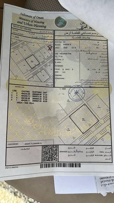 Residential Land for Sale in Sohar, Al Batinah - Residential Land for Sale in Sohar, Al Batinah
