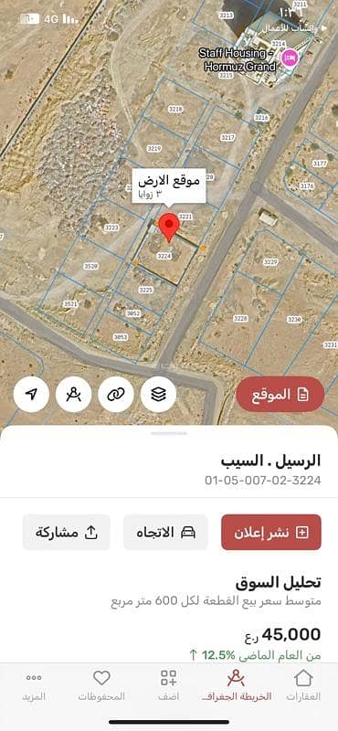 Residential Land for Sale in Al Khoud, Muscat - Residential Land For Sale in Al Khoud, Muscat