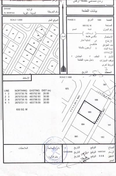 ارض سكنية  للبيع في صحم، الباطنة - أرض سكنية للبيع في صحار، الباطنة