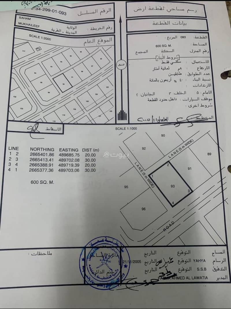 أرض سكنية للبيع في صحار، الباطنة