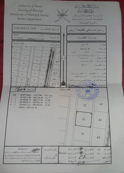 Residential Land for Sale in Barka, Al Batinah - Residential Land For Sale in Barka, Al Batinah
