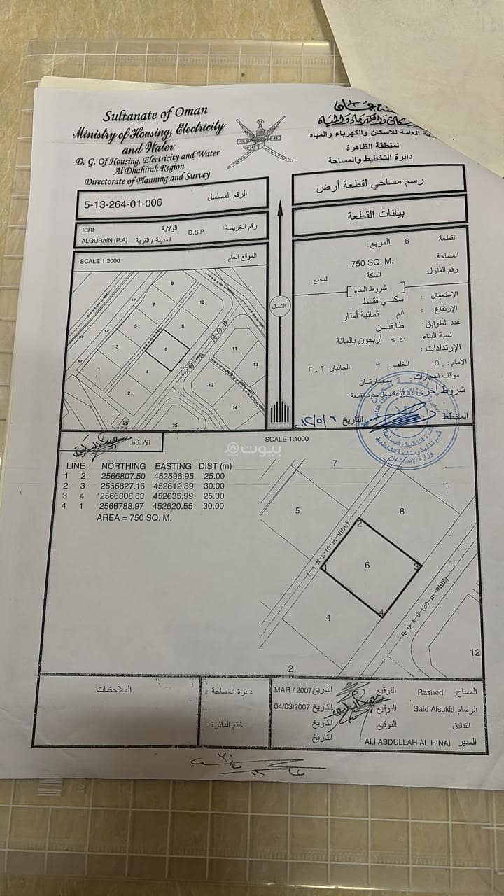Residential Land For Sale in Ibri, Al Dhahirah