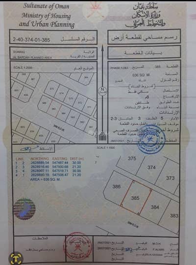 Residential Land for Sale in Suwaiq, Al Batinah - Residential Land For Sale in Suwaiq, Al Batinah