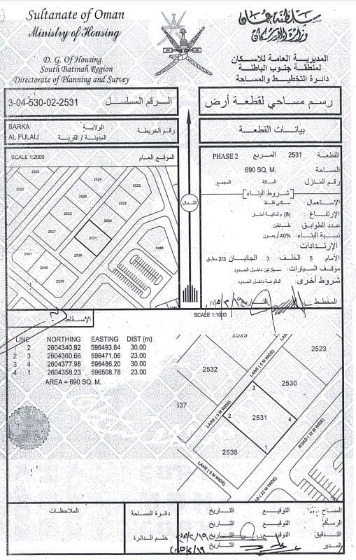 Residential Land For Sale in Barka, Al Batinah