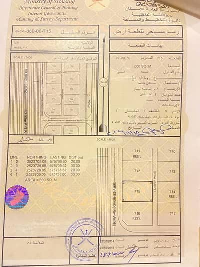 Residential Land for Sale in Izki, Al Dakhiliya - Residential Land For Sale in Izki, Al Dakhiliya