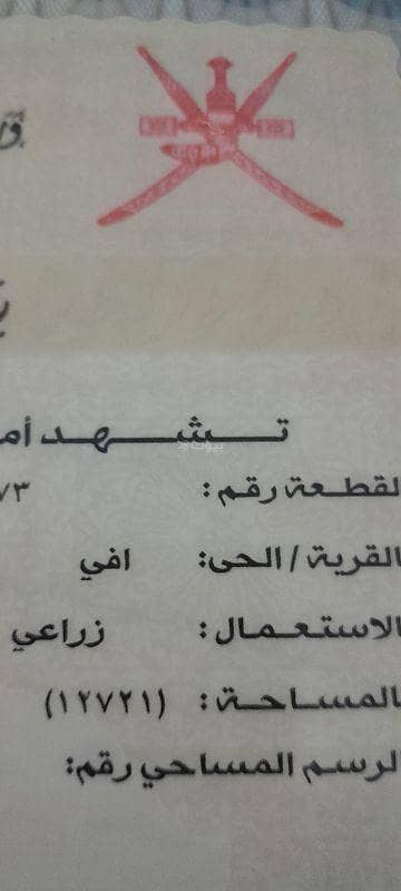 ارض سكنية  للبيع في وادي المعاول، الباطنة - أرض سكنية للبيع في وادي المعاول، الباطنة