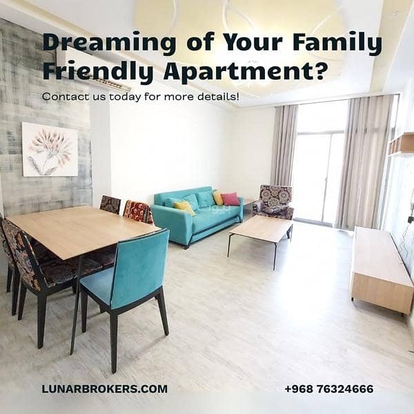 2 Bedrooms Apartment For Rent in Al Khuwair, Muscat