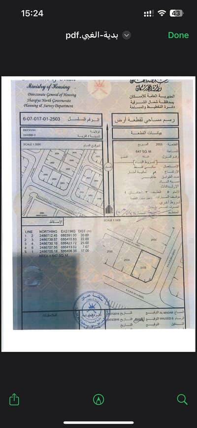 Residential Land for Sale in Bidiya, Al Sharqiya - Residential Land For Sale in Bidiya, Al Sharqiya