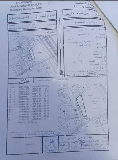 ارض سكنية  للبيع في صحم، الباطنة - أرض سكنية للبيع في صحم، الباطنة