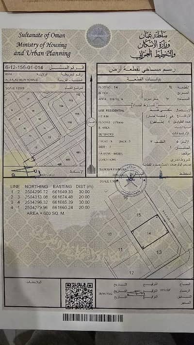 ارض سكنية  للبيع في إبراء، الشرقية - أرض سكنية للبيع في إبراء، الشرقية